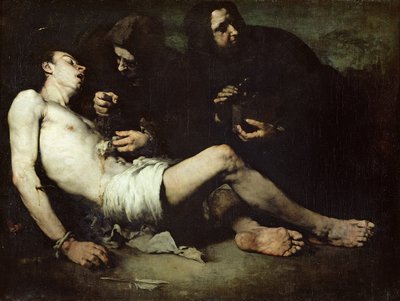 St Sebastian, martyred by Auguste Theodule Ribot